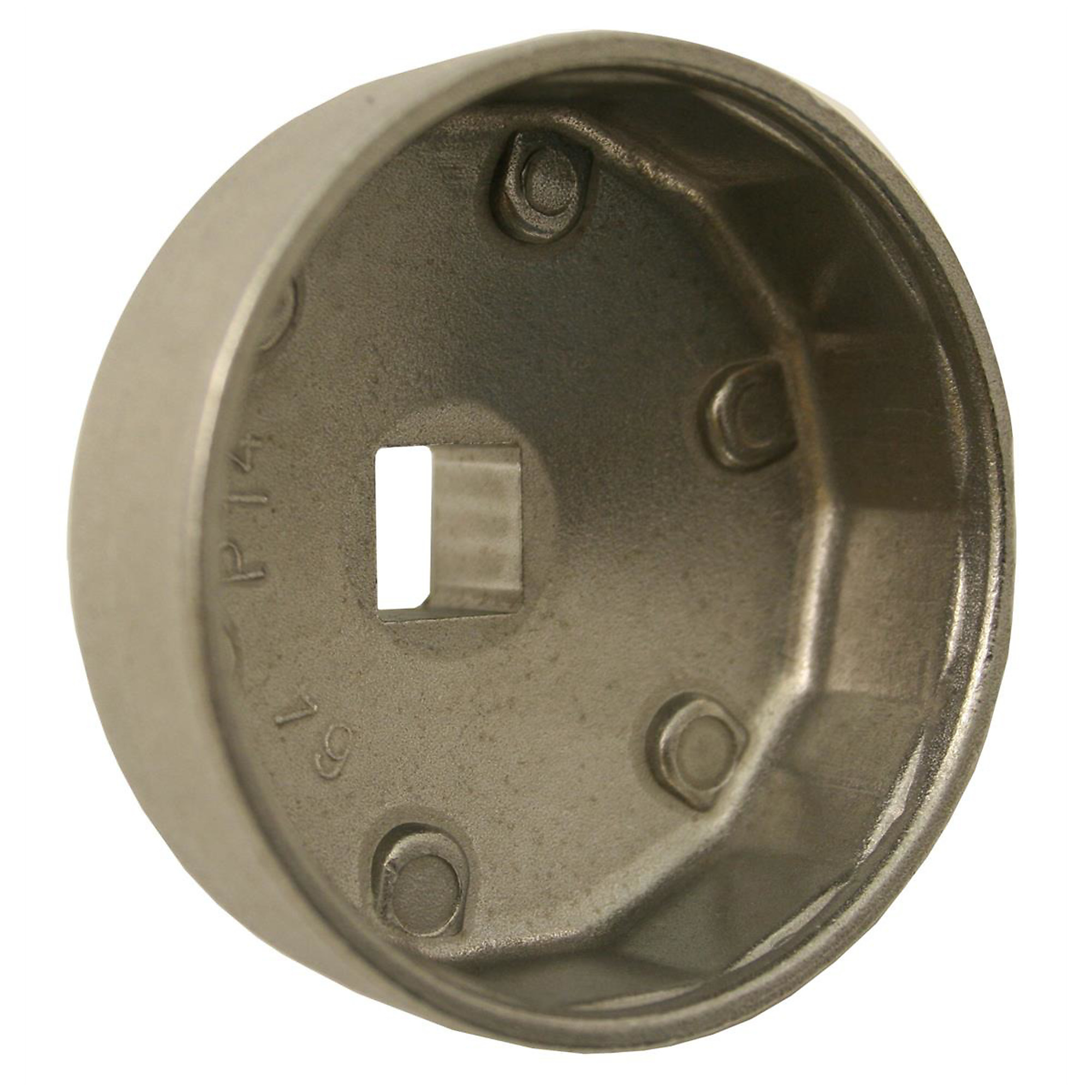 CTA Manufacturing Heavy-Duty Oil Filter Cap Wrench — 64mm x 14, Aluminum, 1/2in. Square Drive, 1in. Hex Drive, Model# CTA2460
